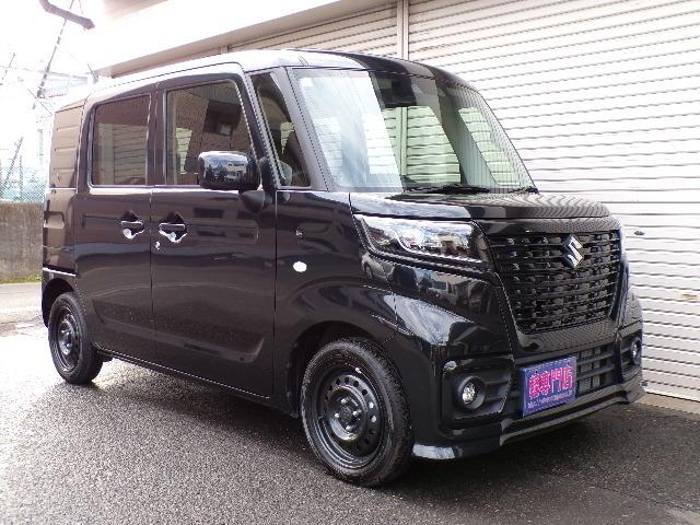 スペーシアベース ＧＦ　アイドリングストップ　キーレスプッシュスタート　デュアルカメラブレーキサポート　横滑り防止付き　ＬＥＤヘッドライト　ＬＥＤフォグランプ　オートライト　オートハイビーム　シートヒーター　パーキングセンサー　電動格納ドアミラー　プライバシーガラス（2枚目）