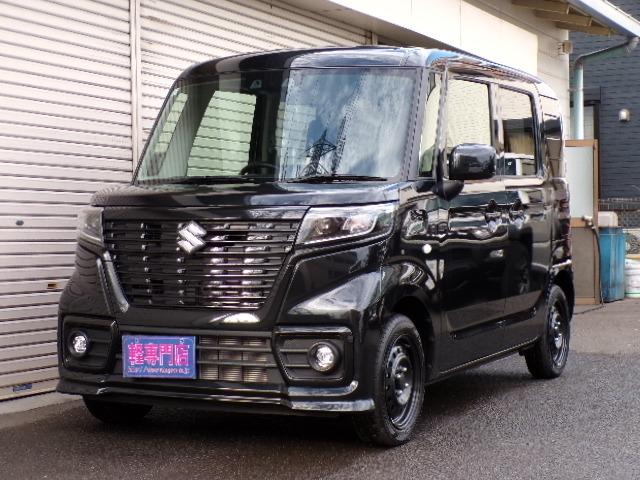 スペーシアベース ＧＦ　アイドリングストップ　キーレスプッシュスタート　デュアルカメラブレーキサポート　横滑り防止付き　ＬＥＤヘッドライト　ＬＥＤフォグランプ　オートライト　オートハイビーム　シートヒーター　パーキングセンサー　電動格納ドアミラー　プライバシーガラス（4枚目）