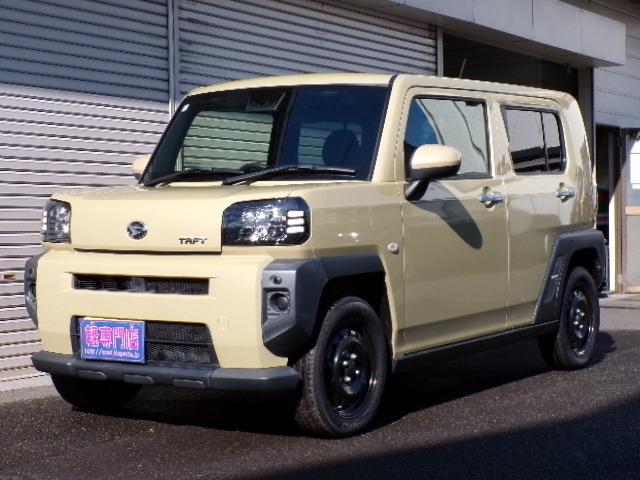 タフト Ｘスカイトップフィール　ディスプレイオーディオ　バックカメラ　ＣＤステレオ　アイドリングストップ　オートライト　オートハイビーム　ＬＥＤヘッドライト　プライバシーガラス　パーキングセンサー　電動格納ドアミラー　ステアリングスイッチ　プッシュスタート（4枚目）