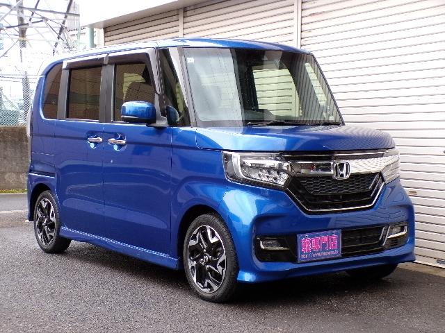 Ｎ－ＢＯＸカスタム Ｇ・ＥＸターボホンダセンシング　８型ナビＴＶ　ＤＶＤ　ＣＤ　Ｂｌｕｅｔｏｏｔｈ　バックカメラ　両側パワースライドドア　アイドリングストップ　ＬＥＤヘッドライトフォグ　クルーズコントロール　ＥＴＣ　横滑り防止付き　ハーフレザーシート　純正１５インチアルミホイール（2枚目）