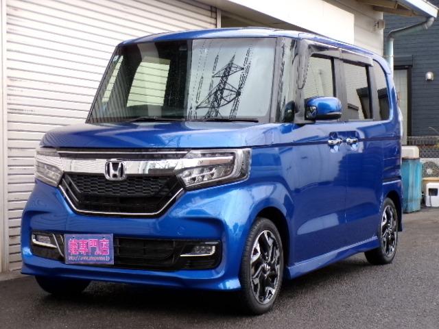 Ｎ－ＢＯＸカスタム Ｇ・ＥＸターボホンダセンシング　８型ナビＴＶ　ＤＶＤ　ＣＤ　Ｂｌｕｅｔｏｏｔｈ　バックカメラ　両側パワースライドドア　アイドリングストップ　ＬＥＤヘッドライトフォグ　クルーズコントロール　ＥＴＣ　横滑り防止付き　ハーフレザーシート　純正１５インチアルミホイール（4枚目）
