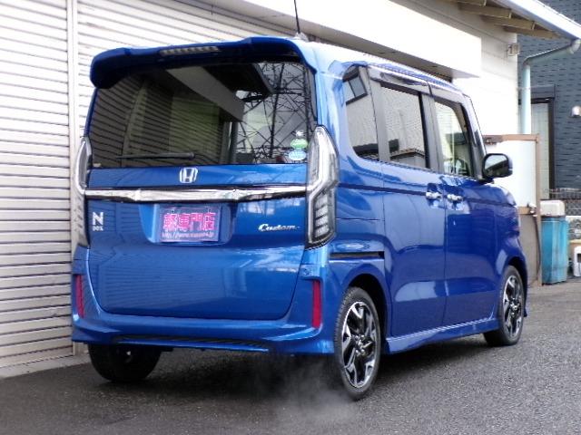 Ｎ－ＢＯＸカスタム Ｇ・ＥＸターボホンダセンシング　８型ナビＴＶ　ＤＶＤ　ＣＤ　Ｂｌｕｅｔｏｏｔｈ　バックカメラ　両側パワースライドドア　アイドリングストップ　ＬＥＤヘッドライトフォグ　クルーズコントロール　ＥＴＣ　横滑り防止付き　ハーフレザーシート　純正１５インチアルミホイール（5枚目）