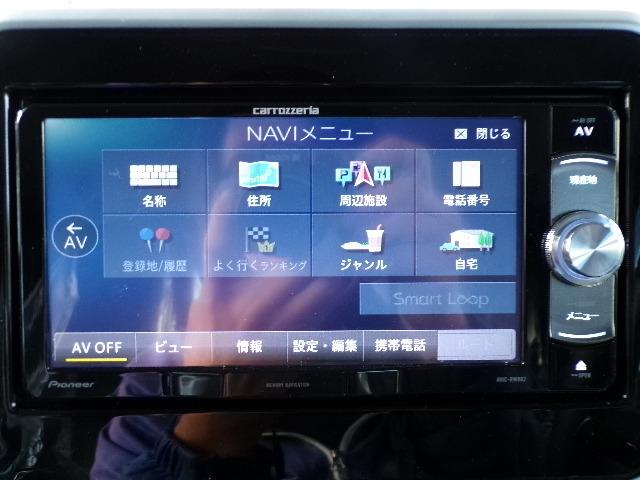 スペーシアカスタム ハイブリッドＸＳ　４ＷＤ　ナビＴＶ　ＤＶＤ　ＣＤ　Ｂｔ　両側パワースライドドア　デュアルセンサーブレーキ　横滑り防止付き　パーキングセンサー　ＣＶＴ　アイドリングストップ　ＬＥＤヘッドライト　フォグランプ　ハーフレザーシート　オートライト　オートハイビーム（8枚目）