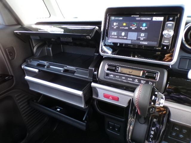 スペーシアカスタム ハイブリッドＸＳ　４ＷＤ　ナビＴＶ　ＤＶＤ　ＣＤ　Ｂｔ　両側パワースライドドア　デュアルセンサーブレーキ　横滑り防止付き　パーキングセンサー　ＣＶＴ　アイドリングストップ　ＬＥＤヘッドライト　フォグランプ　ハーフレザーシート　オートライト　オートハイビーム（29枚目）