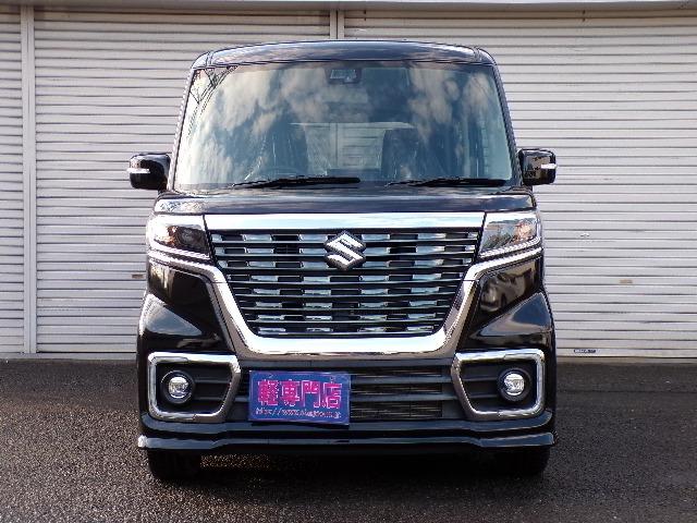 スペーシアカスタム ハイブリッドＸＳ　４ＷＤ　ナビＴＶ　ＤＶＤ　ＣＤ　Ｂｔ　両側パワースライドドア　デュアルセンサーブレーキ　横滑り防止付き　パーキングセンサー　ＣＶＴ　アイドリングストップ　ＬＥＤヘッドライト　フォグランプ　ハーフレザーシート　オートライト　オートハイビーム（44枚目）