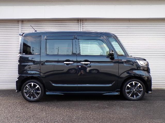 スペーシアカスタム ハイブリッドＸＳ　４ＷＤ　ナビＴＶ　ＤＶＤ　ＣＤ　Ｂｔ　両側パワースライドドア　デュアルセンサーブレーキ　横滑り防止付き　パーキングセンサー　ＣＶＴ　アイドリングストップ　ＬＥＤヘッドライト　フォグランプ　ハーフレザーシート　オートライト　オートハイビーム（47枚目）