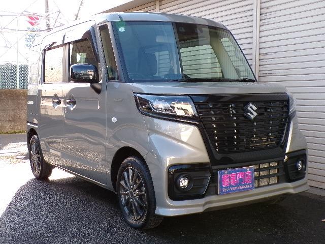 スペーシアベース ＧＦ　４ＷＤ　アイドリングストップ　ＣＶＴ　デュアルカメラブレーキサポート　パーキングセンサー　ＣＤステレオ　Ｂｌｕｅｔｏｏｔｈ　オートライト　オートハイビーム　ＬＥＤヘッドライト・フォグ　シートヒーター　電動格納ドアミラー　プッシュスタート（2枚目）