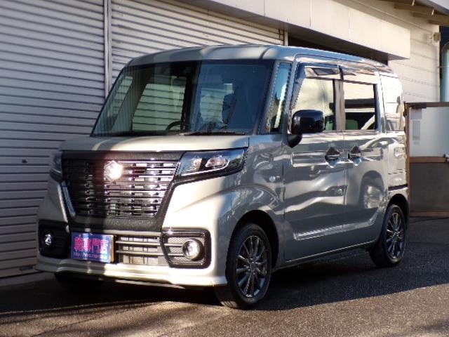 スペーシアベース ＧＦ　４ＷＤ　アイドリングストップ　ＣＶＴ　デュアルカメラブレーキサポート　パーキングセンサー　ＣＤステレオ　Ｂｌｕｅｔｏｏｔｈ　オートライト　オートハイビーム　ＬＥＤヘッドライト・フォグ　シートヒーター　電動格納ドアミラー　プッシュスタート（4枚目）