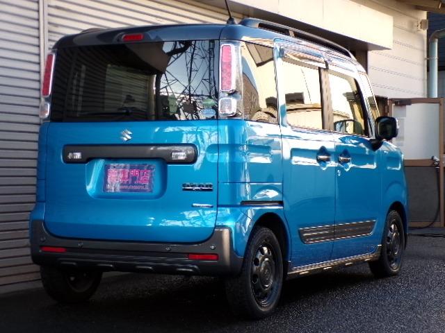 スペーシアギア ハイブリッドＸＺ　ナビＴＶ　ＤＶＤ　ＣＤ　Ｂｌｕｅｔｏｏｔｈ　全方位カメラ　両側パワースライドドア　デュアルセンサーブレーキ　アイドリングストップ　横滑り防止　シートヒーター　プライバシーガラス　電動格納ドアミラー　パーキングセンサー　純正１４インチアルミ（5枚目）