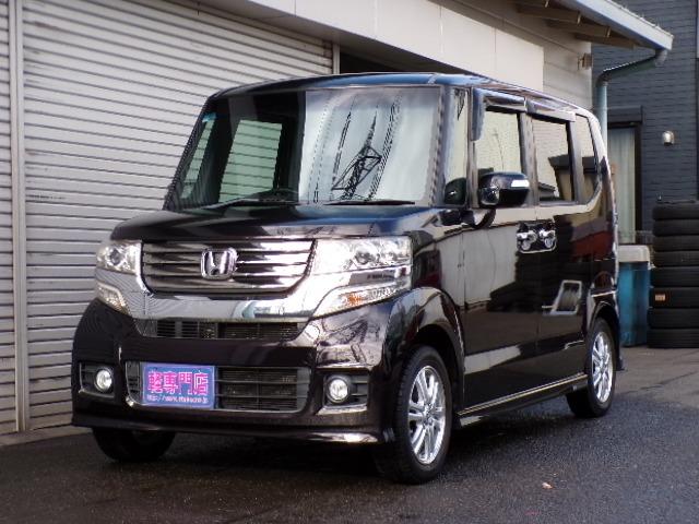 N-BOXカスタム G・Lパッケージ パワースライドドア ギャザズCDステレオ CVT ディスチャージヘッドライト ウィンカーミラー アイドリングストップ ETC 横滑り防止付き オートライト プライバシーガラス 電動格納式ドアミラー ステアリングスイッチ プッシュスタート(4枚目)