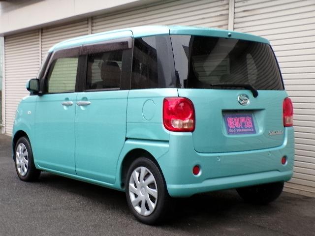 ムーヴキャンバス Ｌ　ＳＡＩＩ　ナビＴＶ　ＤＶＤ　ＣＤ　Ｂｌｕｅｔｏｏｔｈ　バックカメラ　ＣＶＴ　エコアイドル　スマートアシストブレーキ２　横滑り防止付き　電動格納式ドアミラー　プライバシーガラス　キーレスエントリー（6枚目）