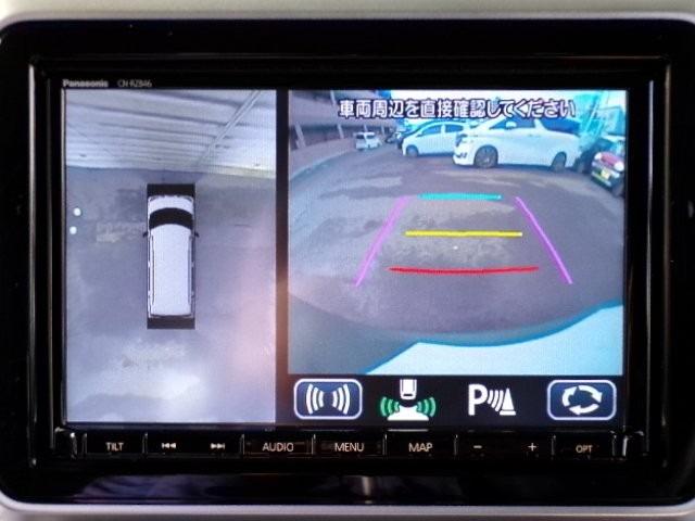 スペーシアギア ハイブリッドＸＺ　ターボ　８型ナビＴＶ　ＤＶＤ　ＣＤ　Ｂｌｕｅｔｏｏｔｈ　全方位モニター　両側パワースライドドア　ヘッドアップディスプレイ　デュアルセンサーブレーキ　アイドリングストップ　横滑り防止付き　ＥＴＣ　クルーズコントロール　シートヒーター（12枚目）