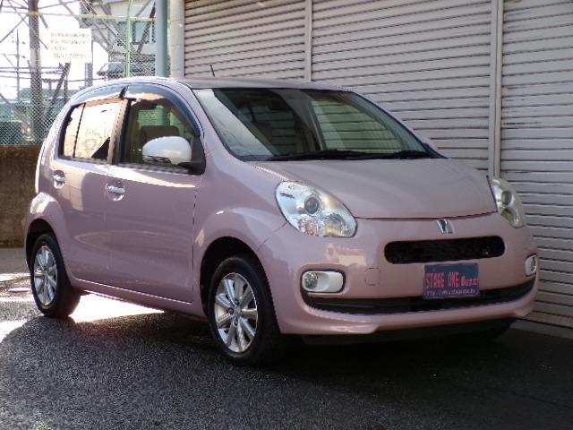 パッソ プラスハナ Gパッケージ アイドリングストップ CVT フォグランプ ETC プライバシーガラス 横滑り防止付き 電動格納式ドアミラー キーレススタート 純正14インチアルミホイール(2枚目)