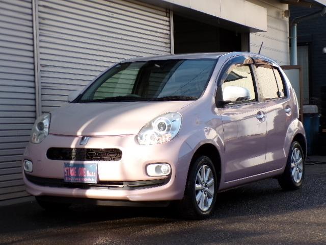 パッソ プラスハナ Gパッケージ アイドリングストップ CVT フォグランプ ETC プライバシーガラス 横滑り防止付き 電動格納式ドアミラー キーレススタート 純正14インチアルミホイール(4枚目)