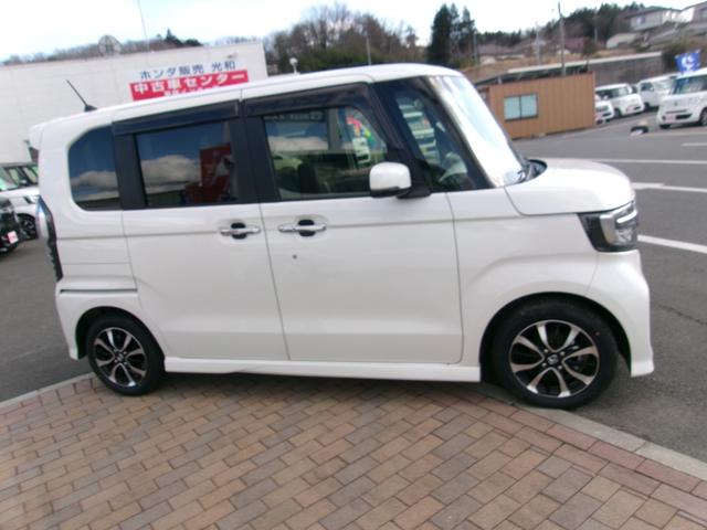 Ｎ－ＢＯＸカスタム Ｇ・Ｌホンダセンシング　メモリーナビＴＶ　バックカメラ　ＬＥＤヘッドライト　フォグライト　左側パワースライドドア　純正１４インチアルミホイル　オートクルーズコントロール　ＥＴＣ車載器　スマートキー（5枚目）