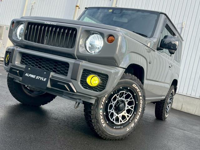 ジムニー XL 当社デモカー NEW’S DESIGNフルエアロ アルパイン9型ナビ アルパイン2Wayスピーカー専用BOXウーファー ヴァルケン16インチAW ETC 革巻ステア NEW’Sシートカバーフロアマット(4枚目)