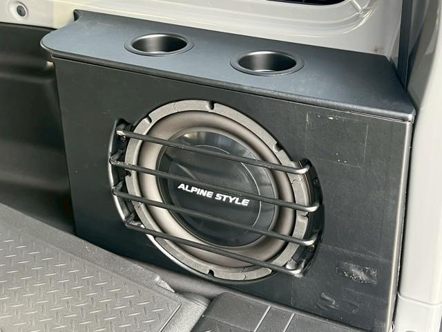 ジムニー XL 当社デモカー NEW’S DESIGNフルエアロ アルパイン9型ナビ アルパイン2Wayスピーカー専用BOXウーファー ヴァルケン16インチAW ETC 革巻ステア NEW’Sシートカバーフロアマット(8枚目)