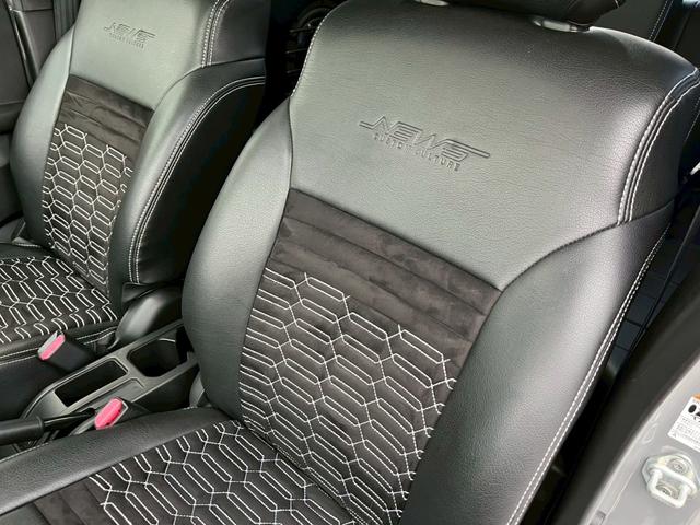 ジムニー XL 当社デモカー NEW’S DESIGNフルエアロ アルパイン9型ナビ アルパイン2Wayスピーカー専用BOXウーファー ヴァルケン16インチAW ETC 革巻ステア NEW’Sシートカバーフロアマット(9枚目)