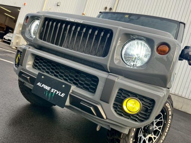 ジムニー XL 当社デモカー NEW’S DESIGNフルエアロ アルパイン9型ナビ アルパイン2Wayスピーカー専用BOXウーファー ヴァルケン16インチAW ETC 革巻ステア NEW’Sシートカバーフロアマット(18枚目)