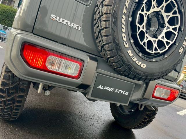 ジムニー XL 当社デモカー NEW’S DESIGNフルエアロ アルパイン9型ナビ アルパイン2Wayスピーカー専用BOXウーファー ヴァルケン16インチAW ETC 革巻ステア NEW’Sシートカバーフロアマット(20枚目)