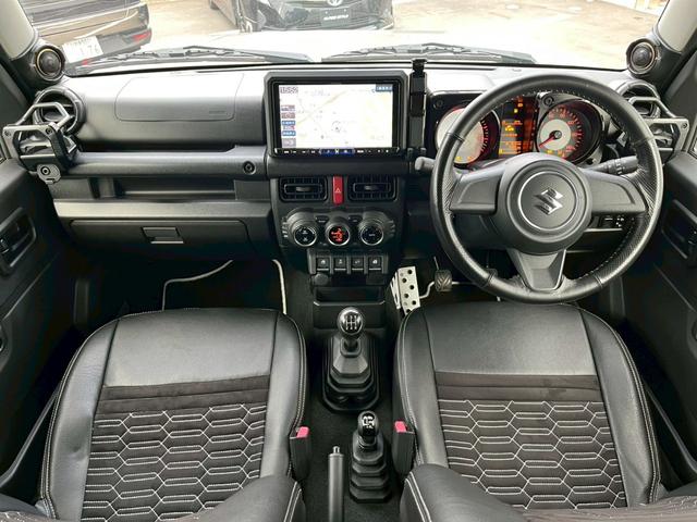 ジムニー XL 当社デモカー NEW’S DESIGNフルエアロ アルパイン9型ナビ アルパイン2Wayスピーカー専用BOXウーファー ヴァルケン16インチAW ETC 革巻ステア NEW’Sシートカバーフロアマット(26枚目)