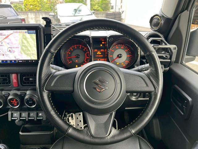 ジムニー XL 当社デモカー NEW’S DESIGNフルエアロ アルパイン9型ナビ アルパイン2Wayスピーカー専用BOXウーファー ヴァルケン16インチAW ETC 革巻ステア NEW’Sシートカバーフロアマット(29枚目)
