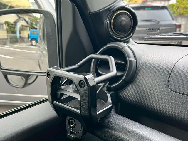 ジムニー XL 当社デモカー NEW’S DESIGNフルエアロ アルパイン9型ナビ アルパイン2Wayスピーカー専用BOXウーファー ヴァルケン16インチAW ETC 革巻ステア NEW’Sシートカバーフロアマット(40枚目)