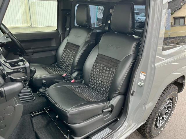 ジムニー XL 当社デモカー NEW’S DESIGNフルエアロ アルパイン9型ナビ アルパイン2Wayスピーカー専用BOXウーファー ヴァルケン16インチAW ETC 革巻ステア NEW’Sシートカバーフロアマット(48枚目)