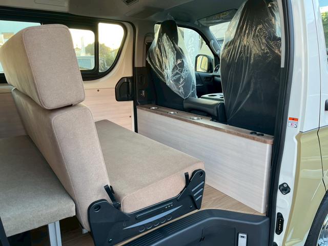 ハイエースバン ロングＤＸ　８ナンバーキャンピングカー　登録済み未使用車　Ｃａｒｉｃａ　Ｃａｌ‘ｓＭｏｔｏｒ　オリジナルカスタマイズカー　ＡＬＰＩＮＥ７型ＤＡ　シーケンシャルＬＥＤヘッドライト　全方位カメラ　ＥＴＣ　ポータル電源（45枚目）