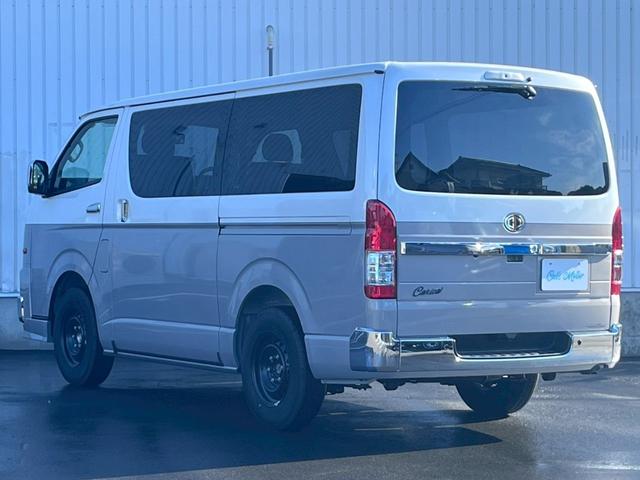 ハイエースバン ロングスーパーGL Carica Cal‘sMotor オリジナルカスタマイズカー 純正デジタルミラー ALPINE7インチナビ シーケンシャル LEDヘッドライト 衝突軽減 全方位カメラ ETC クリアランスソナー(12枚目)