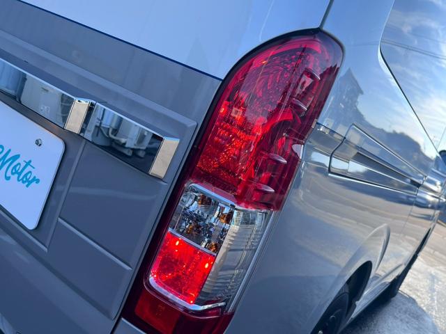 ハイエースバン ロングスーパーGL Carica Cal‘sMotor オリジナルカスタマイズカー 純正デジタルミラー ALPINE7インチナビ シーケンシャル LEDヘッドライト 衝突軽減 全方位カメラ ETC クリアランスソナー(29枚目)