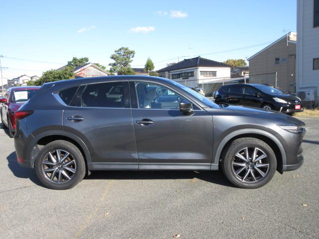 CX-5 XD Lパッケージ 4WD 純正SDナビTV 前・横・バックカメラ BOSEスピーカー ヘッドアップディスプレイ シート・ステアヒーターパワーテールゲート ETC 追従クルコン 衝突軽減ブレーキ ドラレコ 障害物センサー(7枚目)