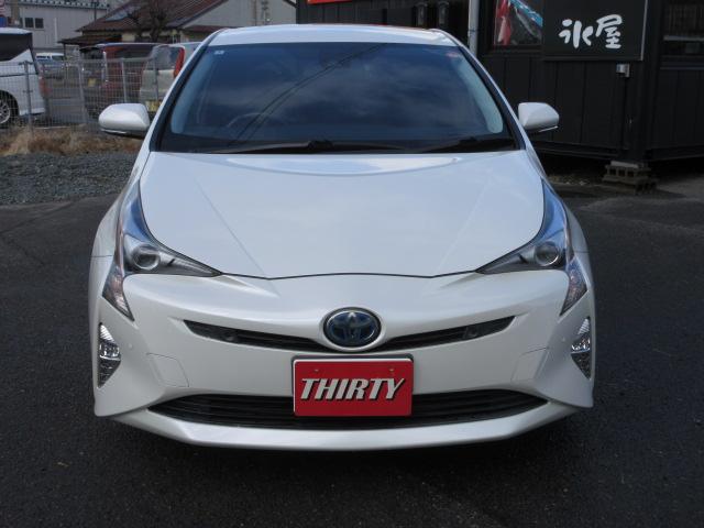 プリウス A 4WD セーフティーセンス 寒冷地仕様 純正9inナビ Bカメラ ドラレコ HUD パーキングアシスト LEDライト・フォグ ビルトインETC Aハイビーム プッシュスタート クルコン 自動防眩ミラー(6枚目)