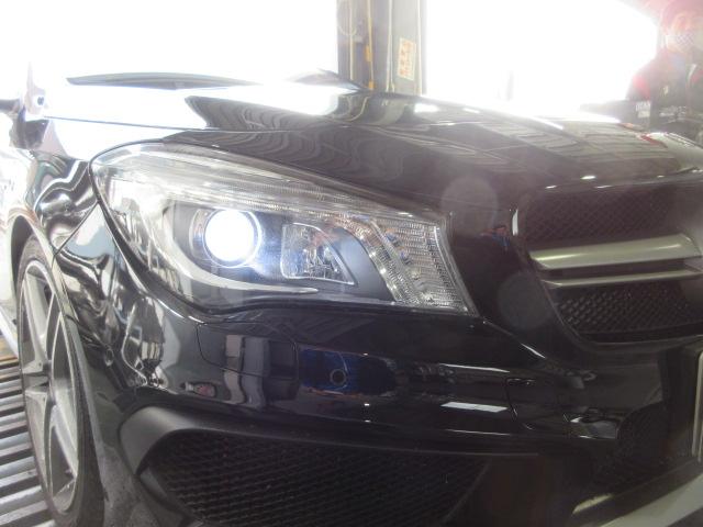 CLA45 AMG 4マチック CLA45 AMG 4マチック(5名) ナビ フルセグTV Bluetooth バックカメラ クルコン 追突防止アシスト HID サンルーフ 黒革シート AMGエンボスロゴシフトレバー スタッドレス付(35枚目)