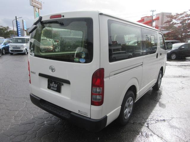 ハイエースバン ロングDX 4WD ナビ Bluetoothオーディオ CD&DVD再生機能 バックカメラ ETC ドライブレコーダー 衝突被害軽減ブレーキ 車線逸脱警報(10枚目)