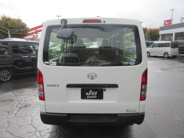 ハイエースバン ロングDX 4WD ナビ Bluetoothオーディオ CD&DVD再生機能 バックカメラ ETC ドライブレコーダー 衝突被害軽減ブレーキ 車線逸脱警報(11枚目)