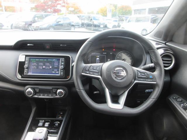 キックス X FOUR 4WD プロパイロット ナビ アラウンドビュー CD再生 Bluetooth クルーズコントロール エマージェンシーブレーキ ETC LEDヘッドランプ ブルーステッチシート ステアリングヒーター(12枚目)