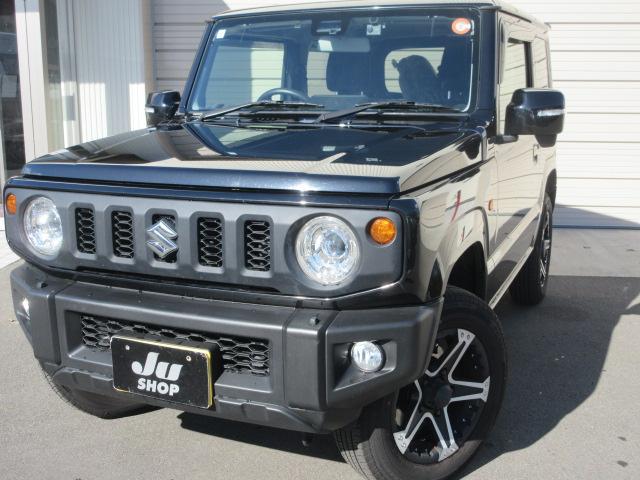 ジムニー ＸＣ　４ＷＤ　スズキセーフティサポート　ナビ　フルセグＴＶ　Ｂｌｕｅｔｏｏｔｈ　ＣＤ＆ＤＶＤ　ＥＴＣ　ＬＥＤヘッドランプ　フォグランプ　クルコン　シートヒーター　荷室カーペット　プッシュスタート　冬タイヤ有（2枚目）