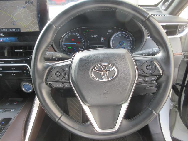 ハリアーハイブリッド Ｚ　レザーパッケージ　４ＷＤ　トヨタセーフティセンス　ナビフルセグＴＶ　Ｂｌｕｅｔｏｏｔｈ　バックカメラ　黒革シート　ＬＥＤヘッド＆フォグランプ　ＥＴＣ　シートヒーター　電動シート　電動リアゲート　ＪＢＬサウンド　冬タイヤ（14枚目）