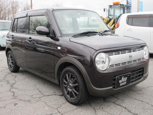 アルトラパン Ｌ　４ＷＤ　ナビ　フルセグＴＶ　Ｂｌｕｅｔｏｏｔｈオーディオ　ＣＤ＆ＤＶＤ再生機能　シートヒーター　プッシュスタ　デュアルセンサーブレーキ（5枚目）