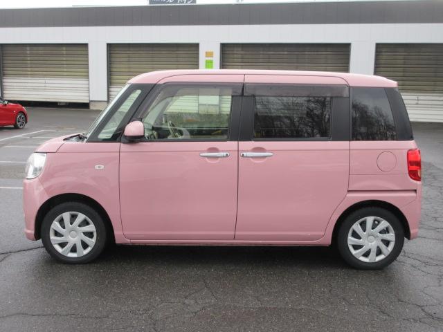 ムーヴキャンバス Ｘ　ＳＡＩＩＩ　４ＷＤ　両側電動スライドドア　ナビ　フルセグＴＶ　Ｂｌｕｅｔｏｏｔｈオーディオ　ＣＤ＆ＤＶＤ再生機能　パノラマモニター　プッシュスタート　シートリフター　ワンオーナー　スタッドレスタイヤ有（8枚目）