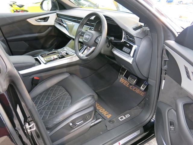 Q8 55TFSIクワトロ Sライン バルコナレザーSスポーツシート・コンフォートアシスタンスPKG・SラインプラスPKG・OPパノラマサンルーフ&アルミニウムルーフレール&レッドブレーキキャリパー&ドアエントリーライト・専用22AW(10枚目)
