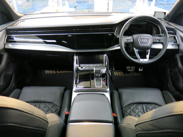 Q8 55TFSIクワトロ Sライン バルコナレザーSスポーツシート・コンフォートアシスタンスPKG・SラインプラスPKG・OPパノラマサンルーフ&アルミニウムルーフレール&レッドブレーキキャリパー&ドアエントリーライト・専用22AW(11枚目)