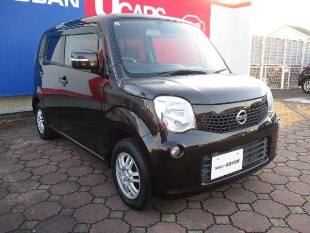 モコ ６６０　Ｘ　ＦＯＵＲ　４ＷＤ　純正ナビゲーション／シートヒーター純正ア　ナビ　フルオートエアコン　キーフリー　４ＷＤ車　エアバック　禁煙車　ＡＢＳ　パワーウィンドウ　パワーステアリング　アルミ　助手席エアバッグ　ワンオーナー　インテリキ－　メモリ－ナビ（8枚目）