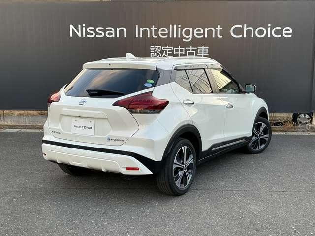 キックス 1.2 X (e-POWER) ナビ&TV ワンオ-ナ-車 追従クルコン スマートキー LEDヘッド レーンアシスト パワーステアリング 盗難防止システム ドライブレコーダー ETC メモリーナビ サイドエアバッグ アルミ AAC(2枚目)