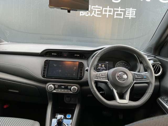 キックス 1.2 X (e-POWER) ナビ&TV ワンオ-ナ-車 追従クルコン スマートキー LEDヘッド レーンアシスト パワーステアリング 盗難防止システム ドライブレコーダー ETC メモリーナビ サイドエアバッグ アルミ AAC(4枚目)