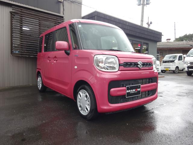 スペーシア ハイブリッドG 4WD スマートキー プッシュスタート 電動格納ミラー アイドリングストップ シートヒーター(3枚目)