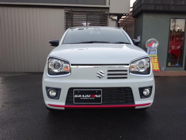 アルトターボRS ベースグレード 4WD ワンオーナー車 バックカメラ スマートキー プッシュスタート 革巻ステアリング シートヒーター 電動格納ミラー フォグランプ アルミ(2枚目)