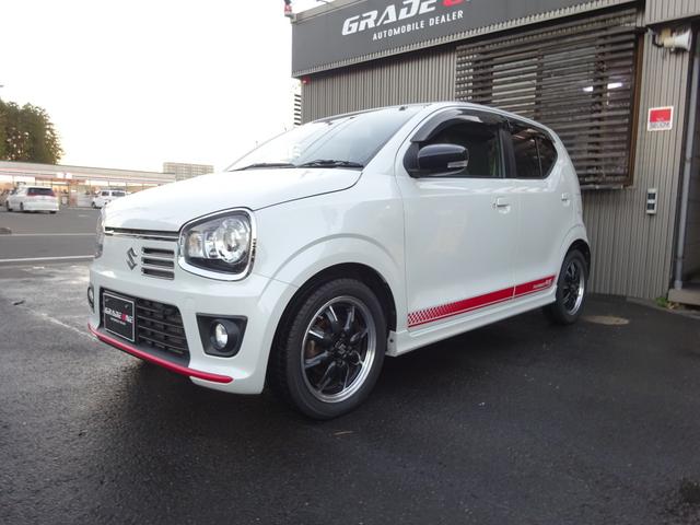 アルトターボRS ベースグレード 4WD ワンオーナー車 バックカメラ スマートキー プッシュスタート 革巻ステアリング シートヒーター 電動格納ミラー フォグランプ アルミ(9枚目)