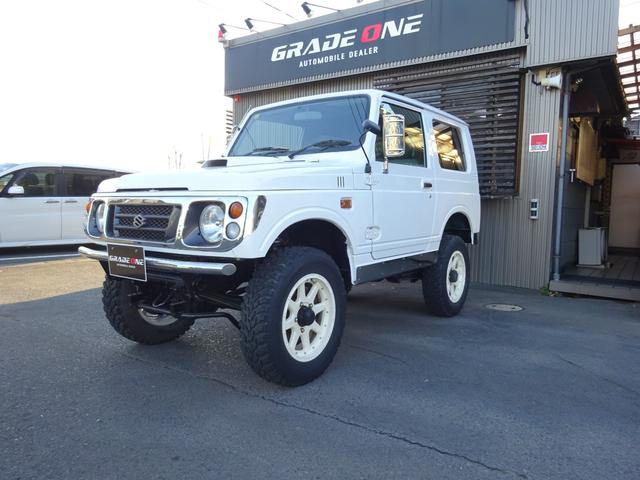 ジムニー ランドベンチャー 4WD ターボ リフトアップ3インチ 社外バンパー 社外マフラー ナルディウッドステアリング アルミ ETC エアコン パワステ エンジンスターター(9枚目)